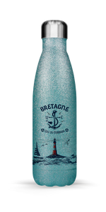 Bouteille isotherme 500ml glitter Bretagne